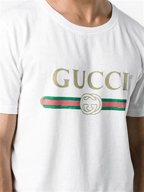 gucci white t shirt fake|gucci shirt authentic.